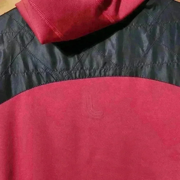 LOLE Women's Jolt Cardigan Pink/Gray Large - Picture 8 of 10